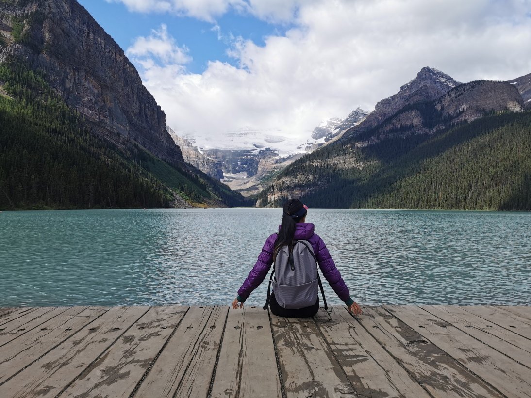 Lake Louise and JJ