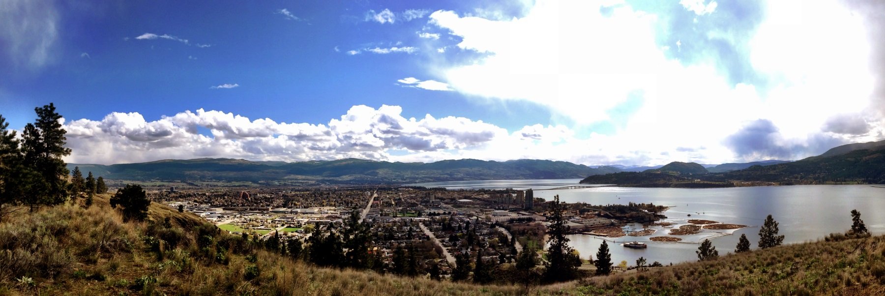 View over Kelowna View over Kelowna