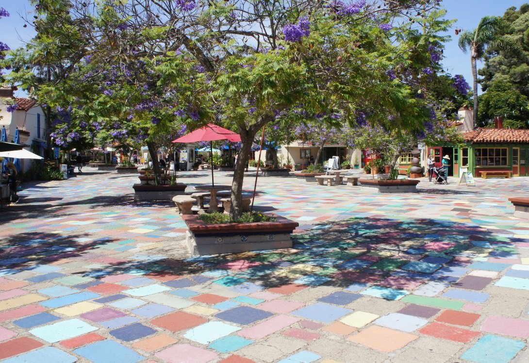 Spanish Village Art Center. May little shops where artisans are working and showcasing their work Spanish Village Art Center