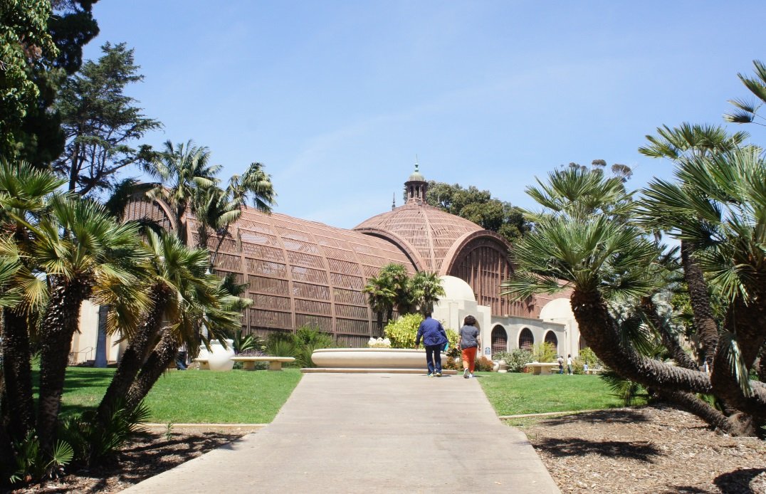 Botanical Building. Sadly closed that day Botanical Building