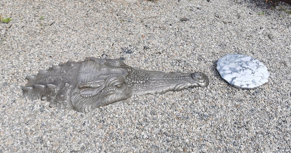 Castlegar sculpture croc