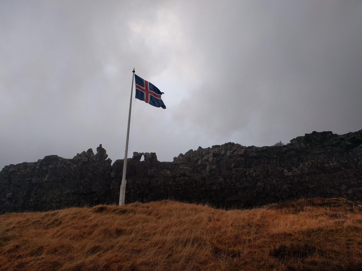 Thingvellir national park Flag