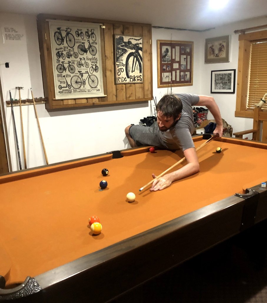 pool billiard rams head