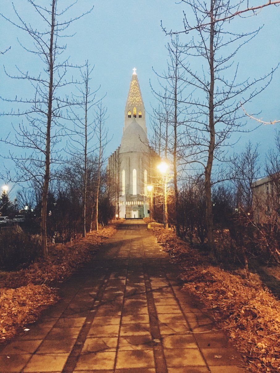 View from the back Hallgrimskirkja2