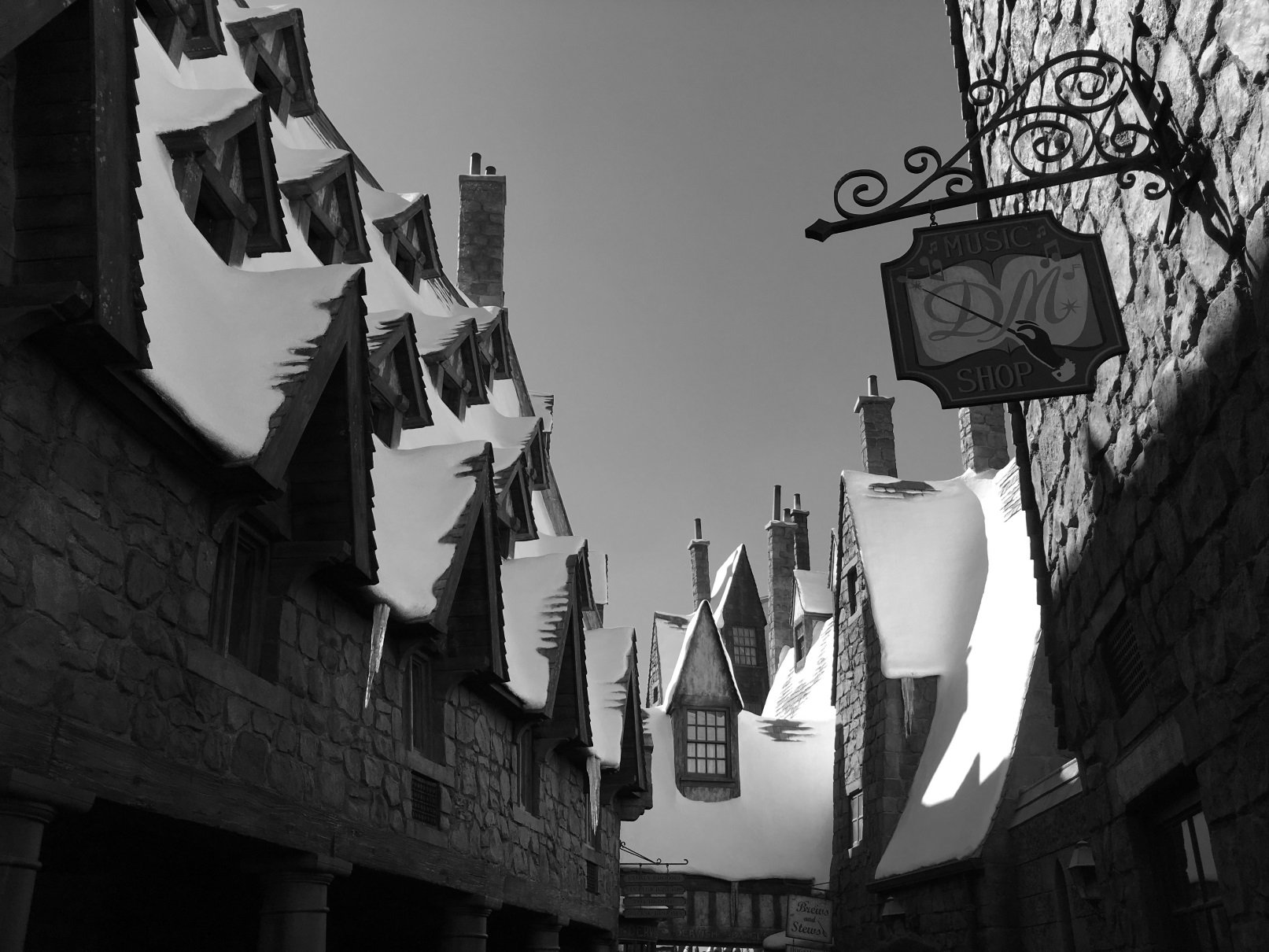 The small towns looked very cute, just like taken out of a comic Town Rooftops