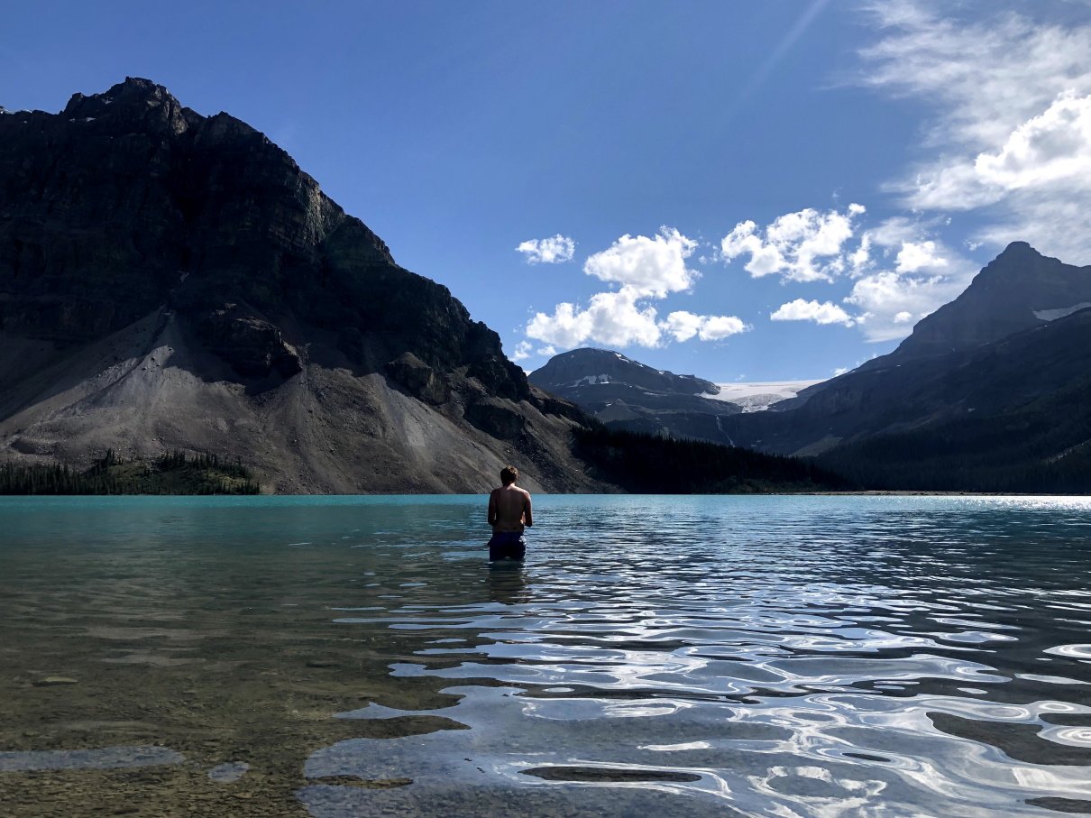Bow Lake dip