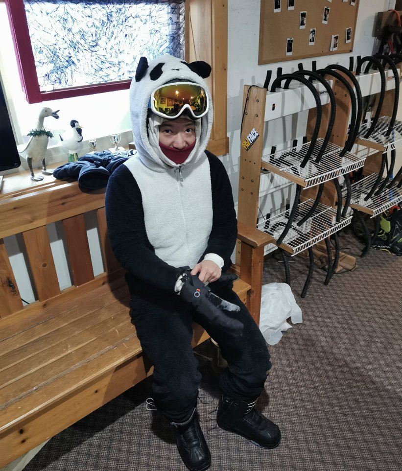 Today we had a panda with us panda