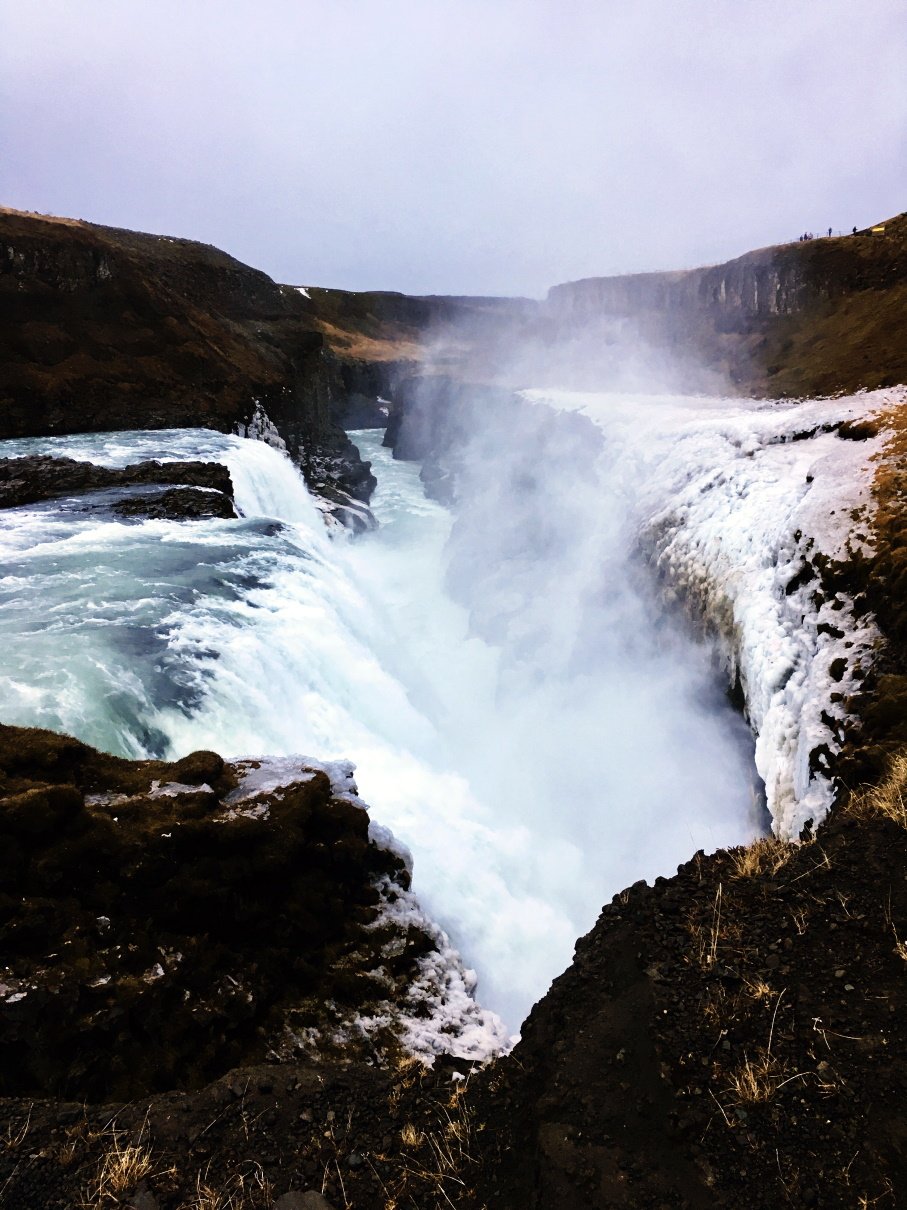 The crevasse Gullfoss