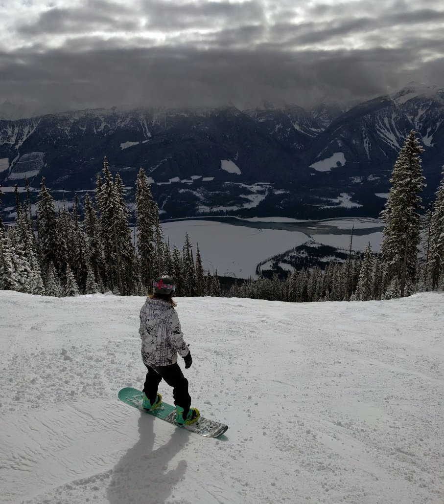 On our last ride down the mountain I proposed to JJ very close to this spot and she said yes! revi1
