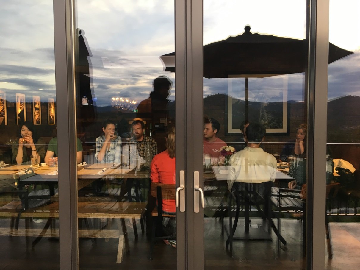 Our dinner at the Grashopper near Marina Park. Great patio with views over the water and good food Dinner