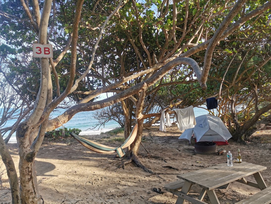 Our campsite campsite