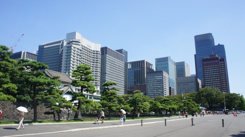 City view at palace