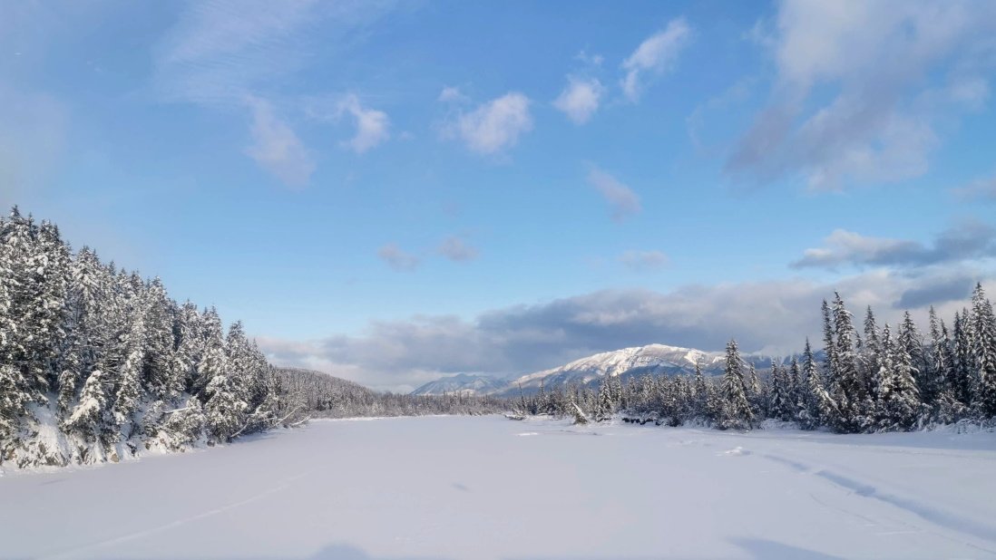 frozen lake