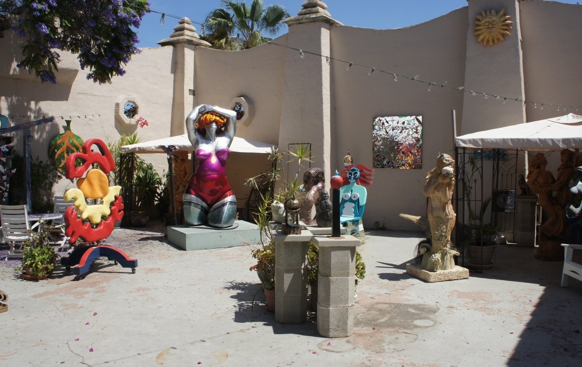 Backyard in the Spanish Village. This place is full of hidden gems Spanish Village Art Center2
